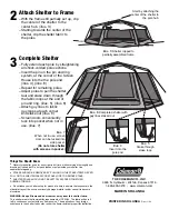 Preview for 2 page of Coleman 9600-141 Instructions