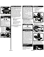 Предварительный просмотр 8 страницы Coleman 9914 Series Instructions For Use Manual