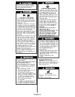 Preview for 4 page of Coleman 9933 series Instructions For Use Manual