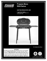 Coleman 9944 Series Instructions For Use Manual preview