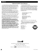 Preview for 12 page of Coleman 9948 Series Instructions For Use Manual