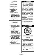 Preview for 2 page of Coleman 9949 Series Instructions For Use Manual