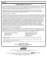 Preview for 30 page of Coleman 9955 Series Use, Care & Assembly Manual