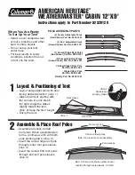 Preview for 1 page of Coleman AMERICAN HERITAGE WEATHERMASTER 923D129 Instructions