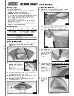 Coleman BEACH SHADE 2000002120 User Manual preview