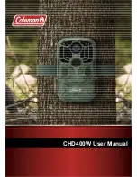 Preview for 1 page of Coleman CHD400W User Manual