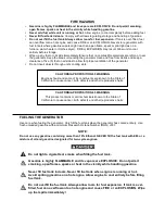 Preview for 4 page of Coleman CM04143N Operator'S Manual