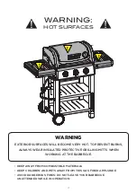 Preview for 20 page of Coleman Cookout Series Safe Use & Care Manual