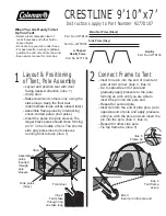 Предварительный просмотр 1 страницы Coleman CRESTLINE 9’10”x7’ Instructions Apply