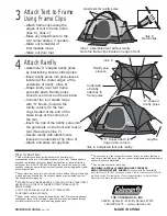 Предварительный просмотр 2 страницы Coleman CRESTLINE 9’10”x7’ Instructions Apply