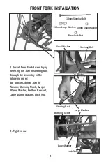 Preview for 3 page of Coleman CT100U Assembly/Pre-Ride Inspection Instructions