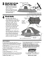 Preview for 2 page of Coleman CUYAHOGA 9234-181 Instructions