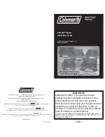 Coleman Dual Fuel 414 Instructions For Use Manual preview