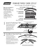 Предварительный просмотр 1 страницы Coleman DURANGO FAMILY CABIN 9271-210 Instructions