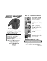 Preview for 2 page of Coleman EDVSTNM-B User Manual