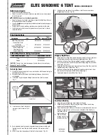 Coleman ELITE SUNDOME 2000004659 Manual preview