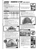 Предварительный просмотр 1 страницы Coleman EVANSTON 2000001587 Manual