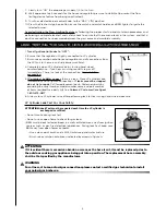 Preview for 8 page of Coleman EvenHeat Series Use & Care Manual