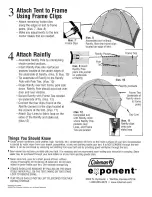 Preview for 2 page of Coleman Exponent oryx 2 Manual