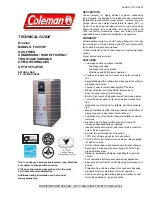 Preview for 1 page of Coleman FC9V Series Technical Manual