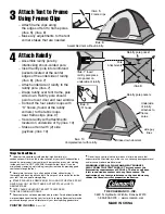 Preview for 2 page of Coleman Fossil Creek 8'x7' Installation Manual