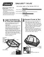 Coleman GALILEO 9276-141 Instructions предпросмотр