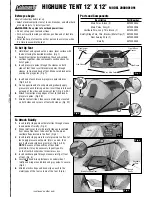 Coleman HIGHLINE 2000001091 Installation Manual preview