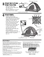 Preview for 2 page of Coleman Kenai 10'x8' Installation Manual