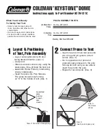 Предварительный просмотр 1 страницы Coleman KEYSTONE 9270-121C Installation Instructions