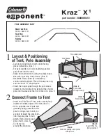 Coleman Kraz X1 Installation Manual preview