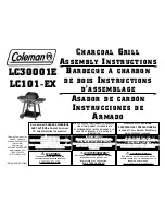 Coleman LC101-EX Assembly Instructions Manual preview