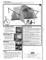 Предварительный просмотр 2 страницы Coleman MONTANA 2000001593 Instructions