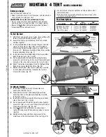 Coleman MONTANA 4 2000001592 Manual preview