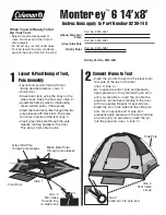 Coleman Monterey 6 14'x8' Installation Manual preview