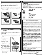 Предварительный просмотр 2 страницы Coleman Pack-Away 5065-707 Assembly And Instruction Sheet