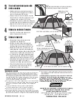 Предварительный просмотр 4 страницы Coleman PEBBLE CREEK 9272A210C Instructions