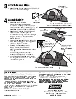 Предварительный просмотр 2 страницы Coleman Pegasus 9161-171C Instructions