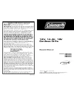 Coleman PMD8127 Owner'S Manual preview