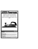 Coleman Powermate P024-0110SP Instruction Manual preview