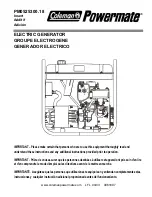 Coleman Powermate PM0525300.18 User Manual preview