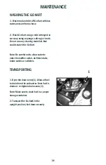 Preview for 44 page of Coleman POWERSPORTS BK160 Owner'S Manual