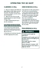 Preview for 22 page of Coleman POWERSPORTS RTK200 Owner'S Manual