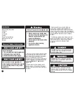 Preview for 2 page of Coleman Propane 5038 Instructions For Use Manual