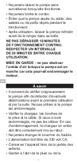 Preview for 4 page of Coleman Rechargeable QuickPump Instructions For Use Manual