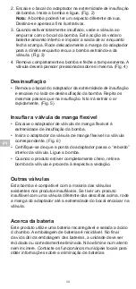 Preview for 34 page of Coleman Rechargeable QuickPump Instructions For Use Manual