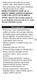 Preview for 75 page of Coleman Rechargeable QuickPump Instructions For Use Manual