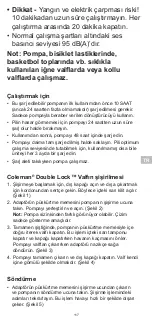 Preview for 117 page of Coleman Rechargeable QuickPump Instructions For Use Manual