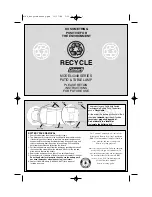 Preview for 1 page of Coleman RECYCLE 4348 Instructions