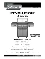 Coleman Revolution 85-3120-4 Assembly Manual preview