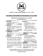 Preview for 2 page of Coleman REVOLUTION 85-3166-6 Assembly Manual